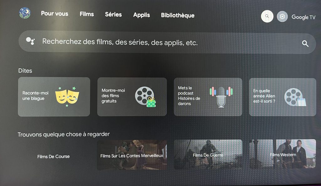 Recherches Streaming box