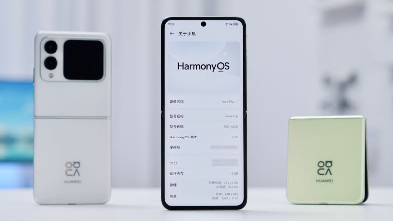 huawei nova flip live images 2