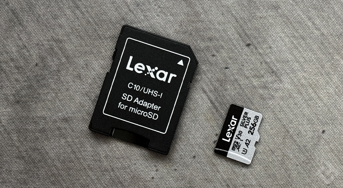 testy lexar silver plus microsd 2