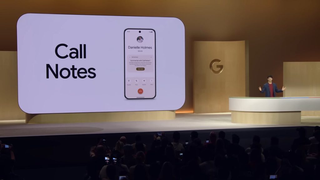 google pixel 9 call notes enregistrement appel