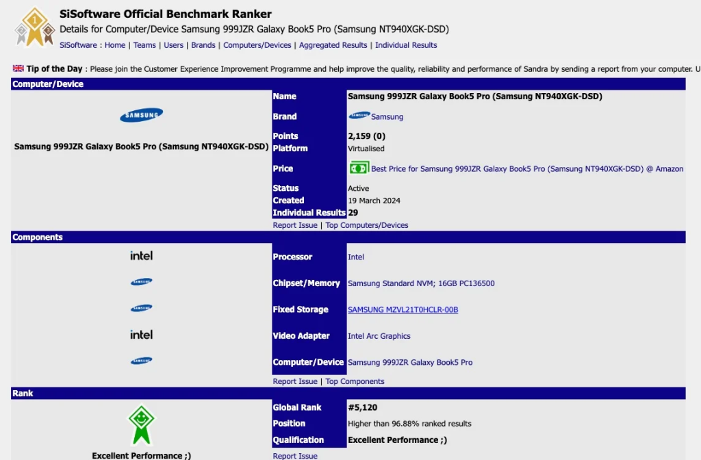 samsung galaxy book pro 5