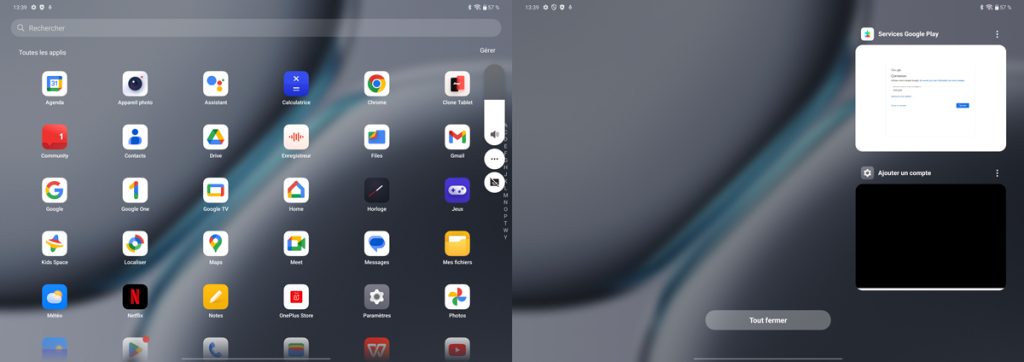 test oneplus pad 2 interface 2