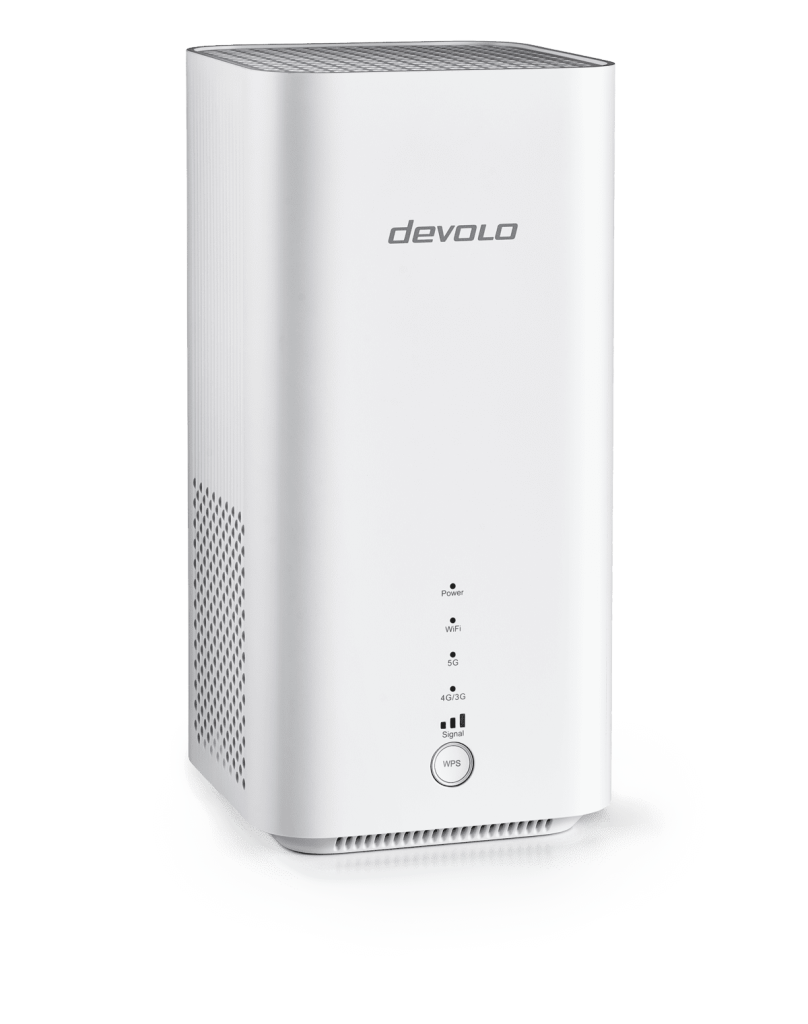 devolo WiFi 6 Router 3600 5G LTE FrontSide online