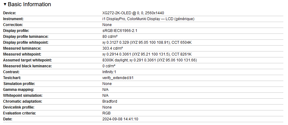 test calibration viewsonic xg272 1k oled (2)