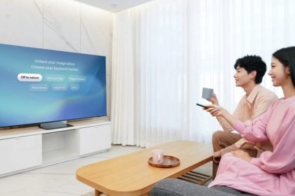 fond ecran tv samsung avec ia generative