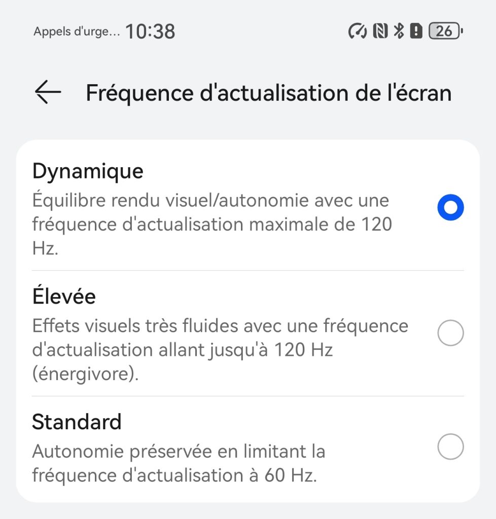 frequence huawei pura 70 pro