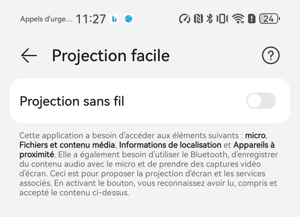 projection sans fil pura 70 pro