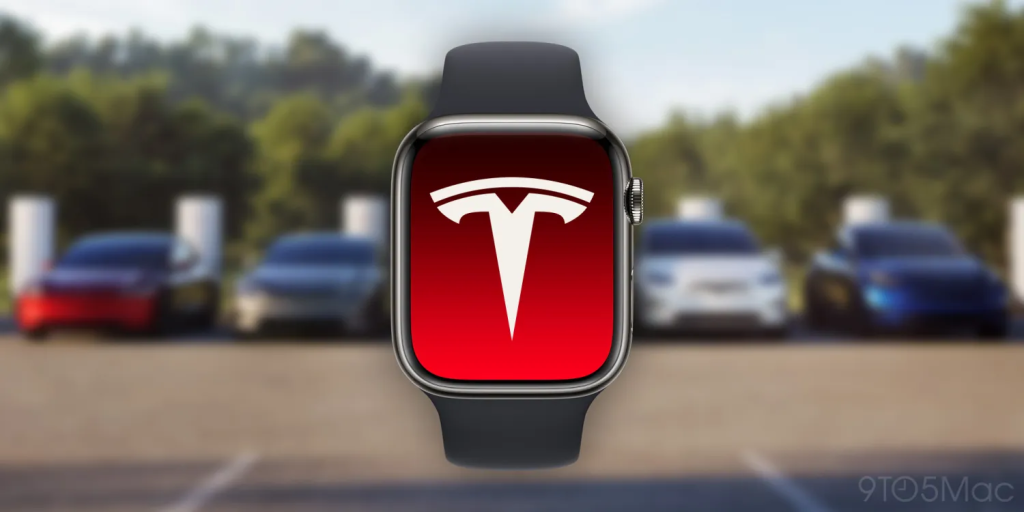 tesla apple watch