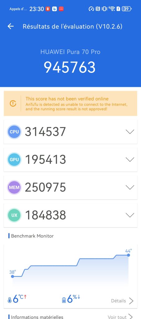 test antutu huawei pura 70 pro