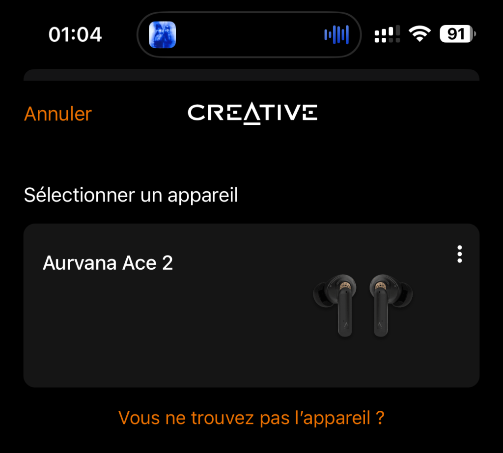 test creative aurvana ace 2 application (1)