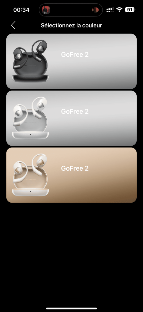 test soundpeats gofree 2 application (1)