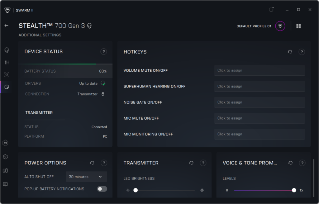 test turtle beach stealth 700 gen3 swarm 4