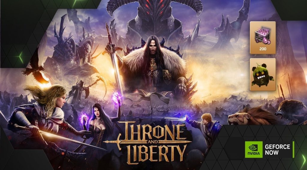 geforce now throne and liberty nouveauté