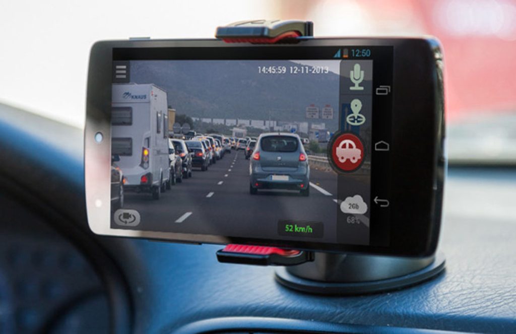 transformer smartphone en dashcam