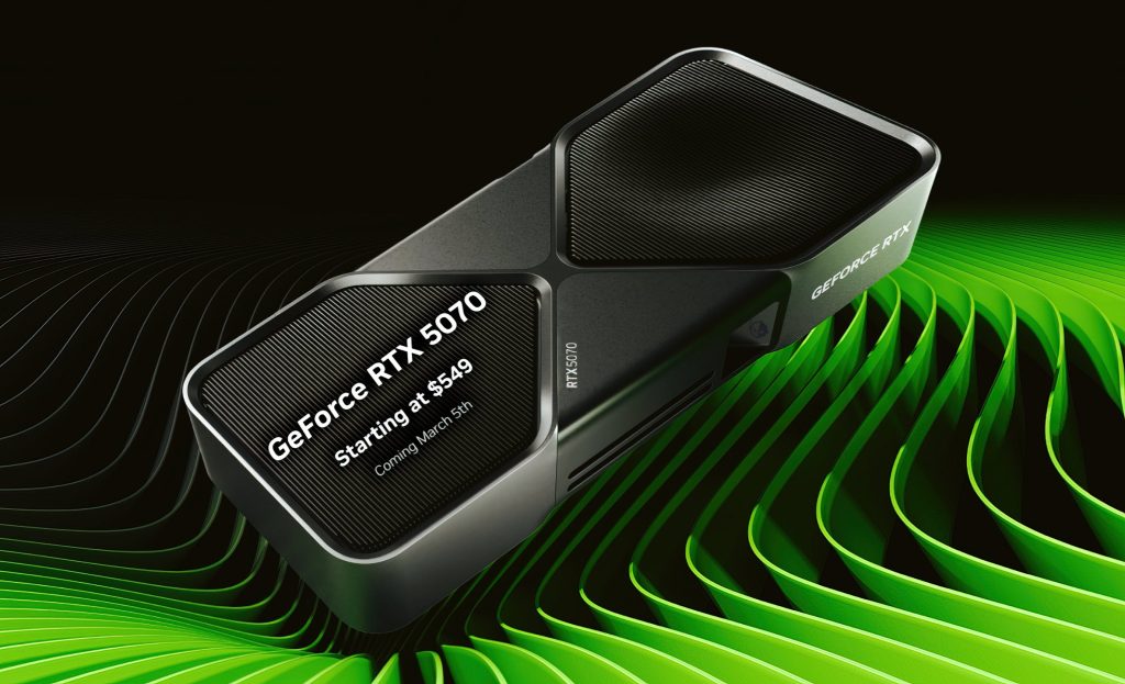 nvidia geforce rtx 5070 date sortie