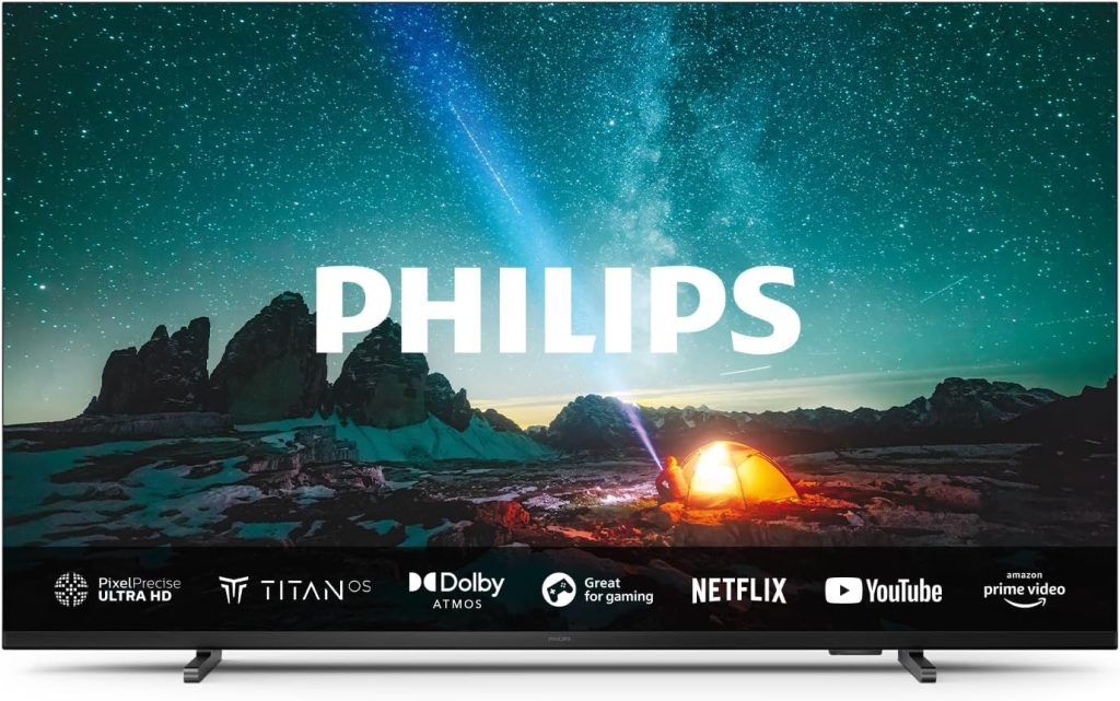 tele philips 4K 55 pouces promo amazon