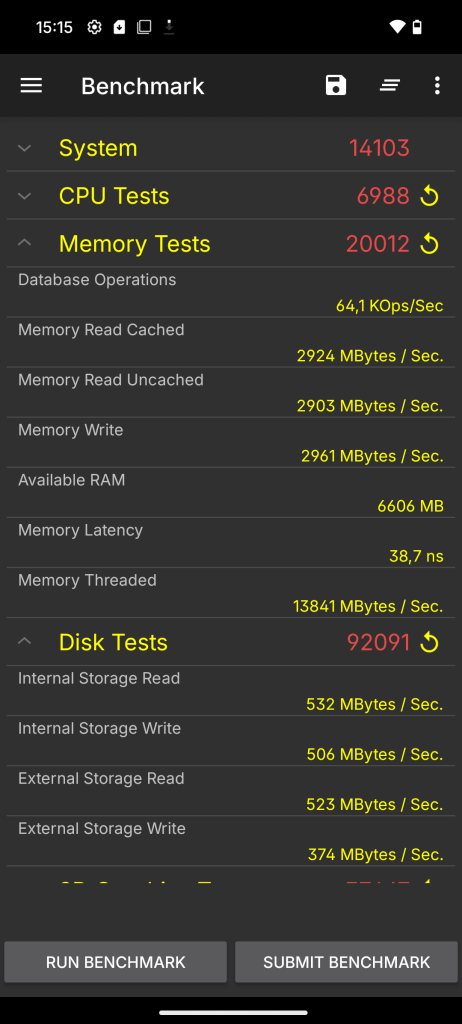 test performances interface nothing phone 3a (5)