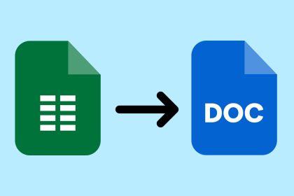 comment convertir excel en word