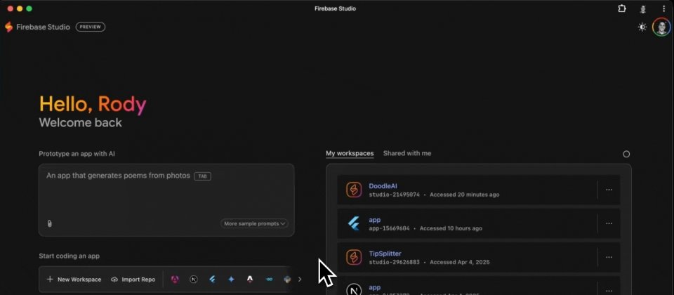 google firebase studio
