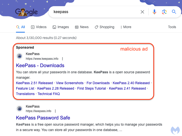 google securise publicites malveillantes