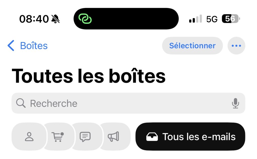 mise a jour mail ios 18.5