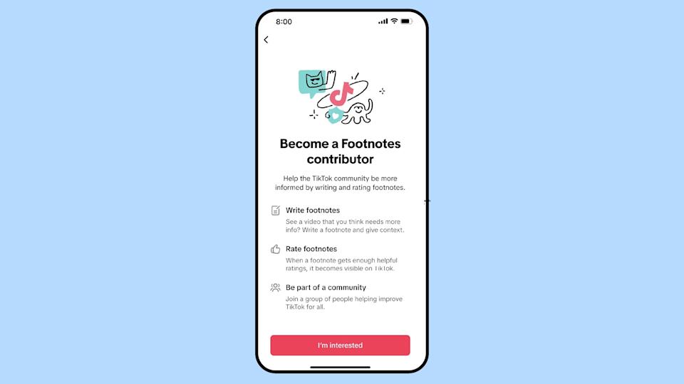 tiktok notes communaute