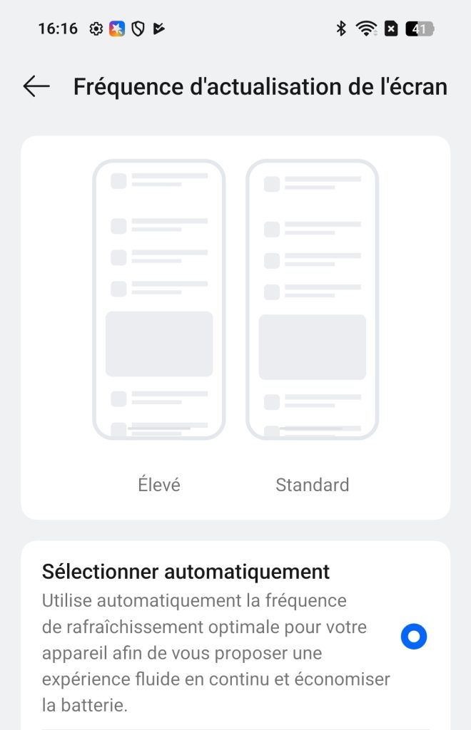 test écran realme gt7