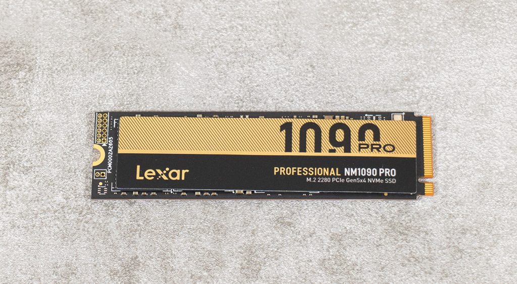 test du lexar nm 1090 pro