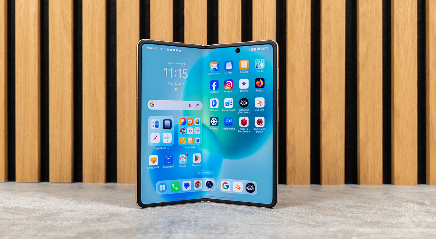 test du honor magic v5