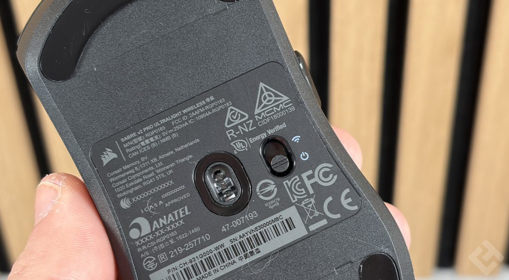 test corsair sabre v2 pro ultralight wireless