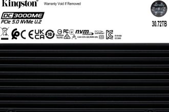 Kingston DC3000ME : un SSD NVMe U.2 Gen 5 atteint 30,72 To