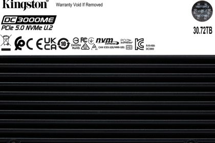 Kingston DC3000ME : un SSD NVMe U.2 Gen 5 atteint 30,72 To