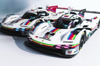 Porsche fait revivre la livrée Apple de 1980 sur deux 963 à Laguna Seca