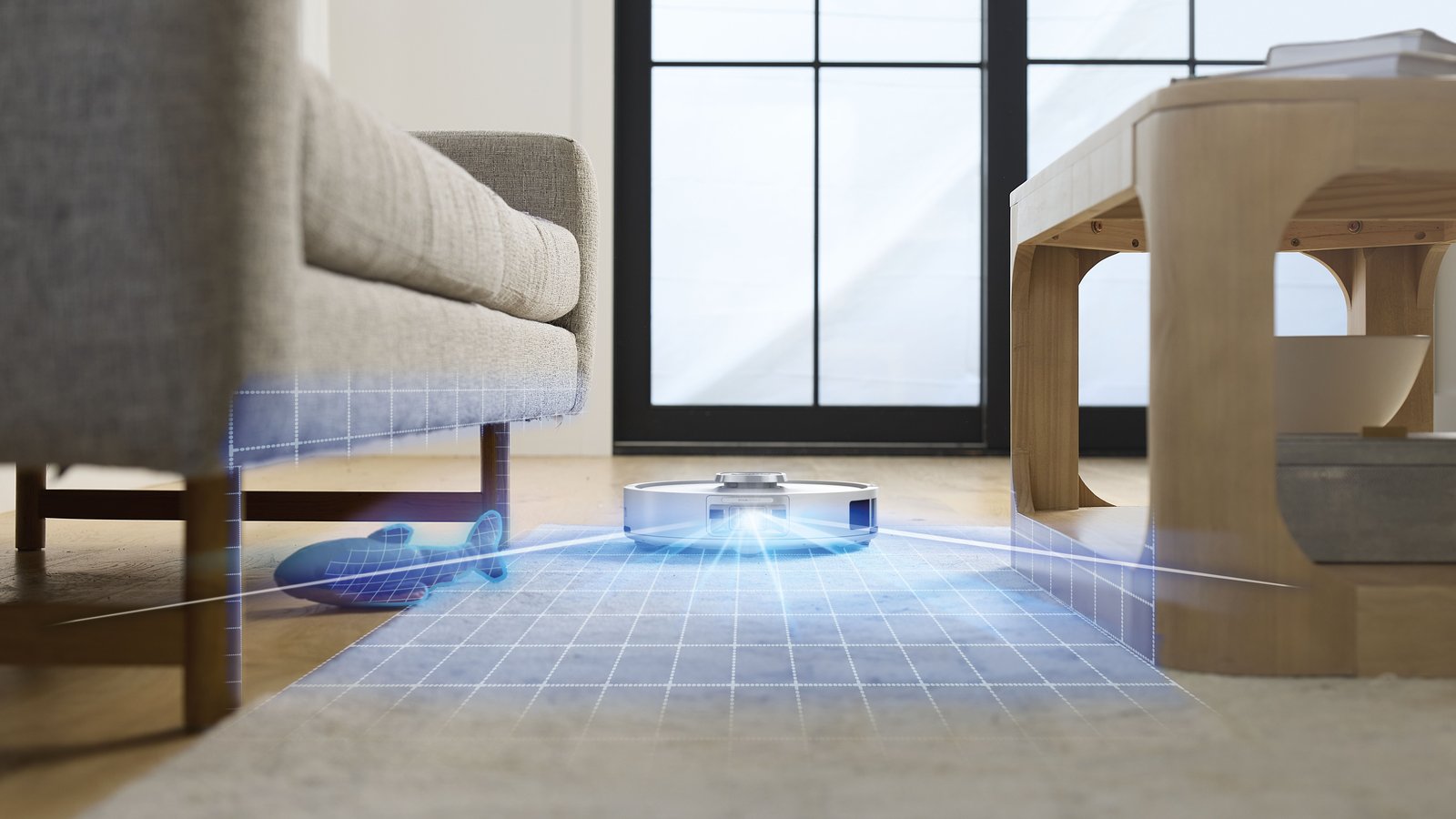 Shark lance un robot aspirateur à détection UV des taches