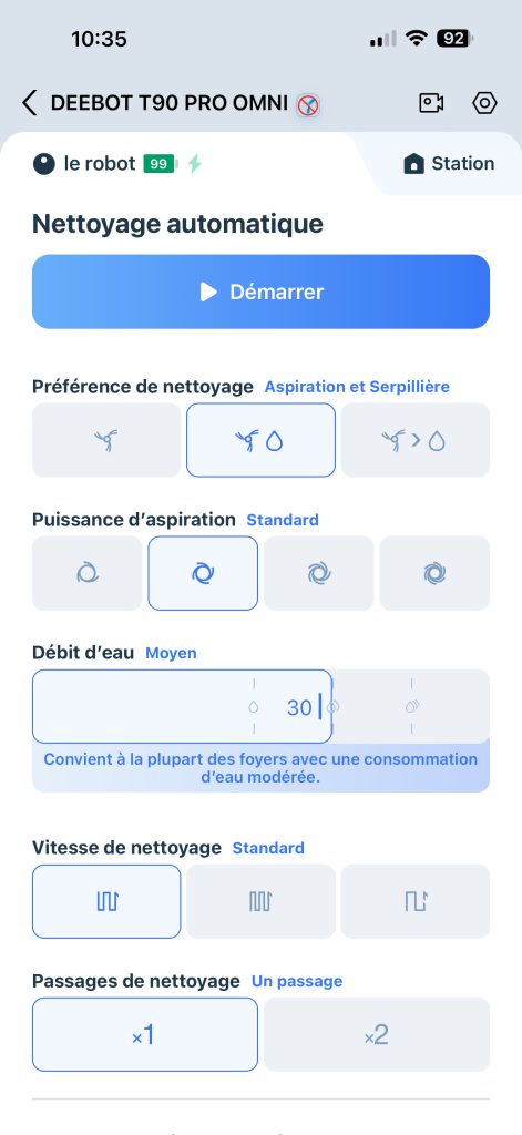 test du ecovacs deebot T90 pro omni