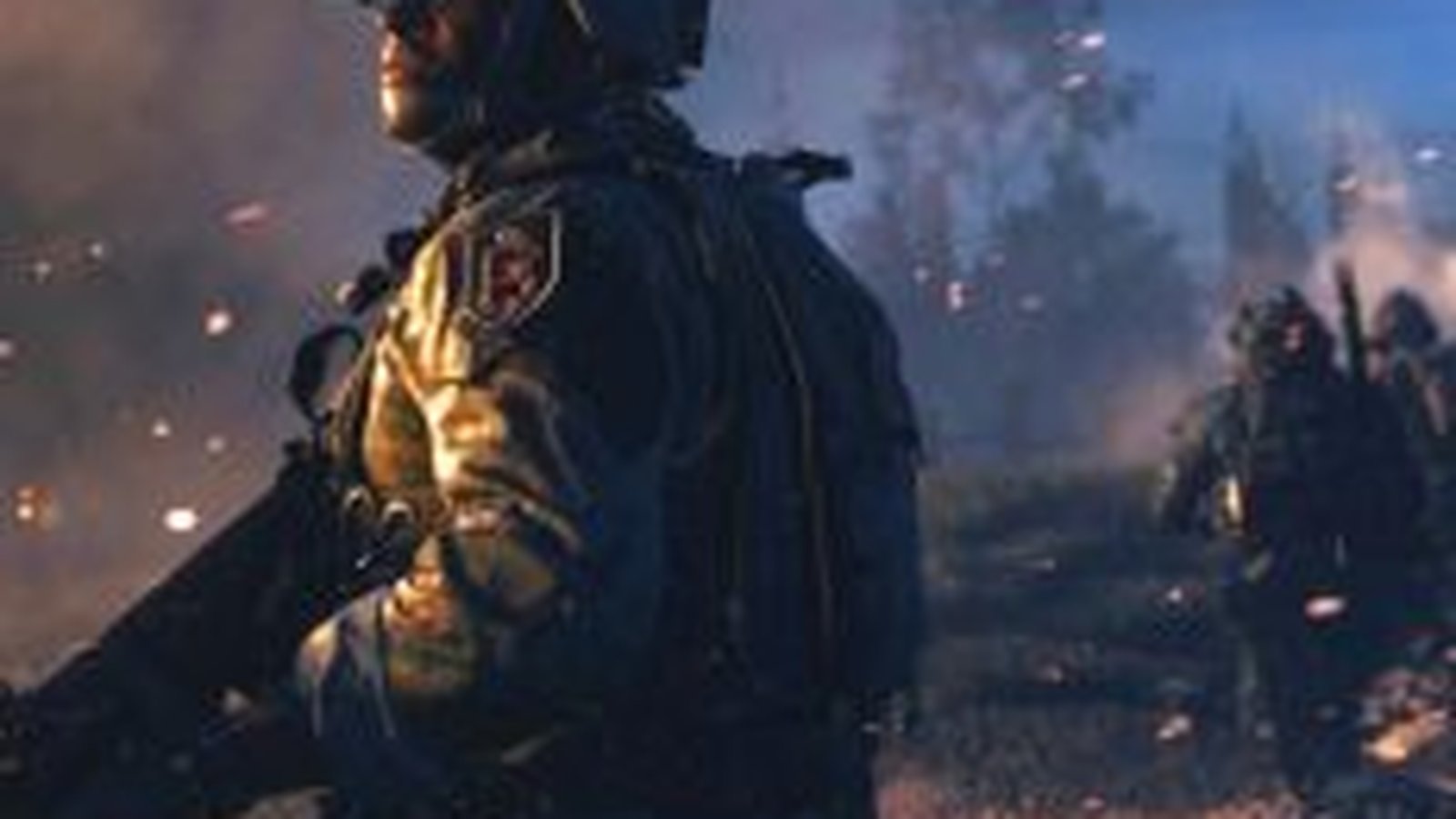 Call of Duty Modern Warfare soldat en armure tactique scène nocturne