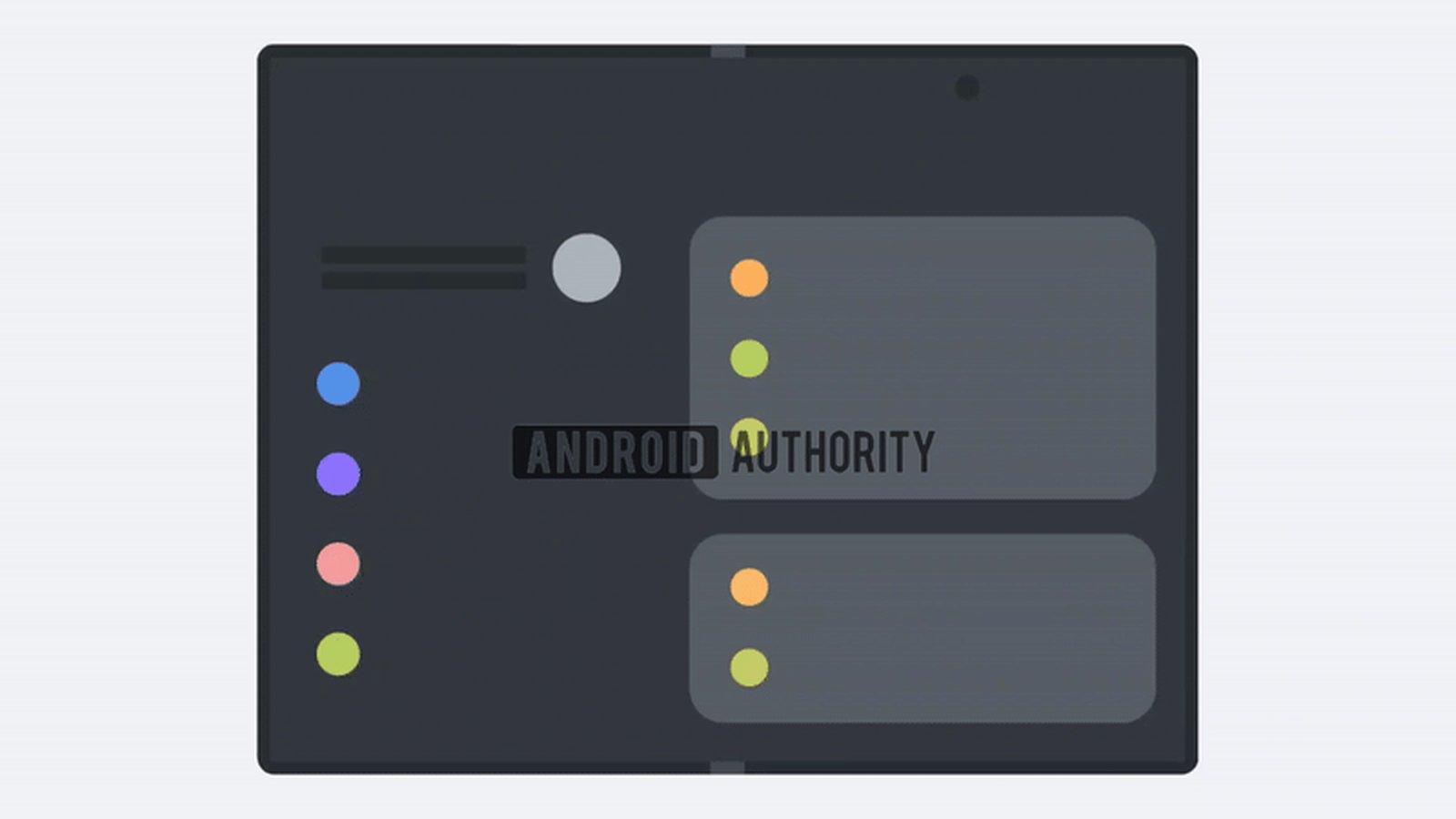 Galaxy Z Fold 8 interface multitâche Android mode sombre