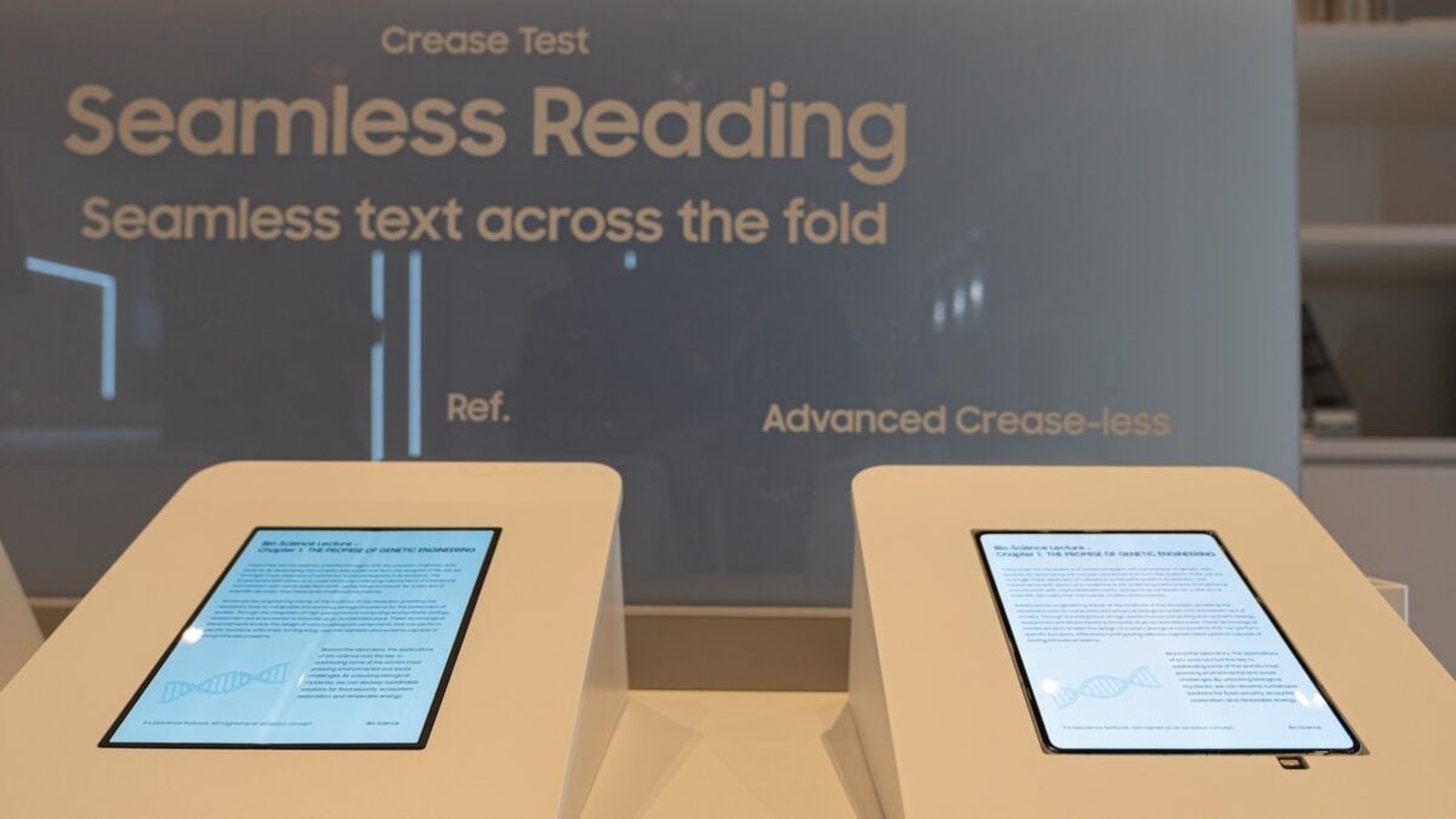 Galaxy Z Fold 8 : Samsung promet un pli d'écran quasi invisible