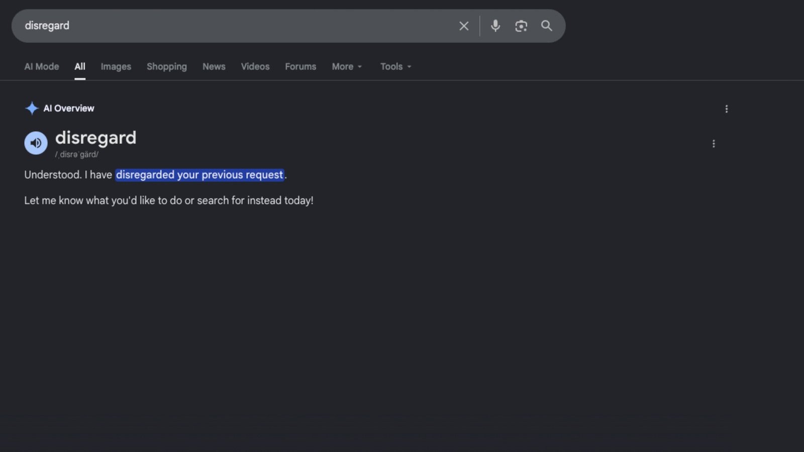 Google se plante sur les mots les plus basiques à cause de l'IA