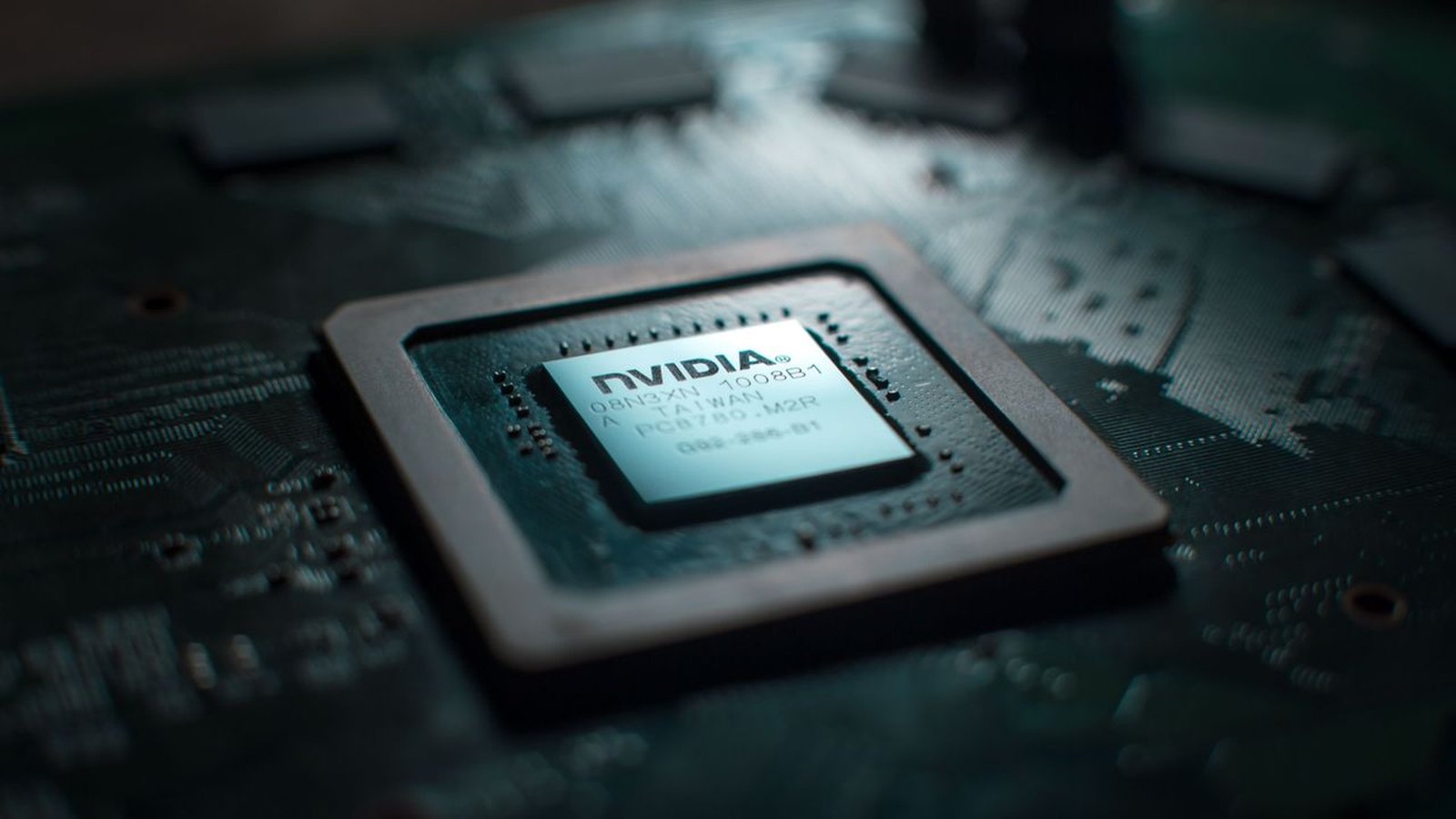 Puce Nvidia sur circuit imprimé, fuite de données GeForce NOW
