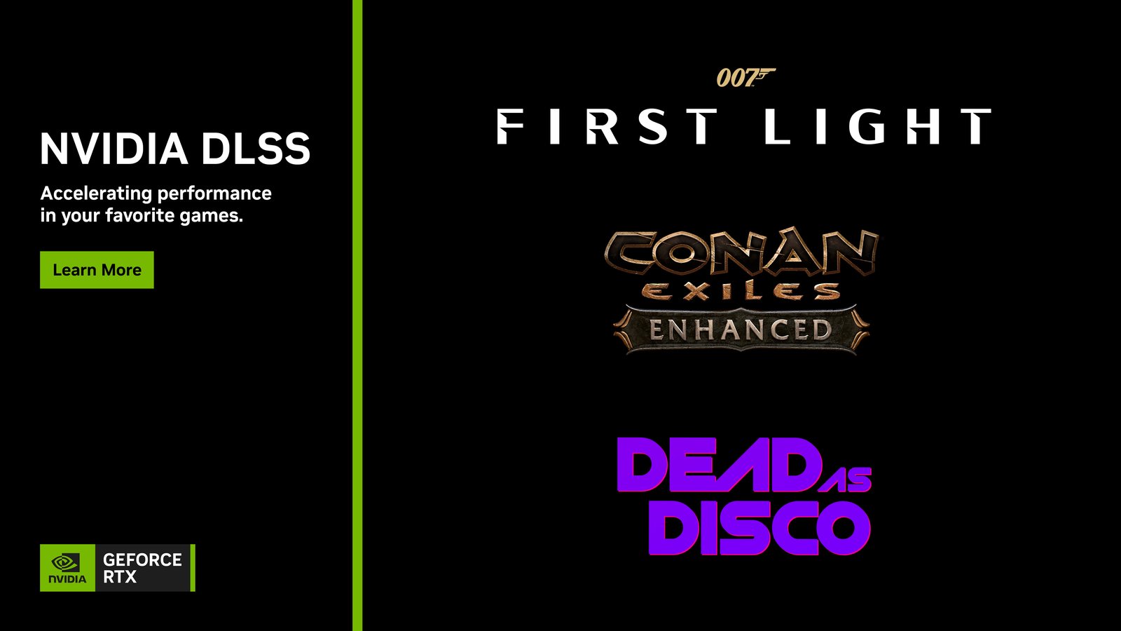 NVIDIA propulse 007 First Light et Star Wars Galactic Racer avec le DLSS 4.5