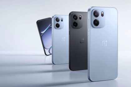 OnePlus Nord CE6 en trois coloris bleu et noir, vue dos