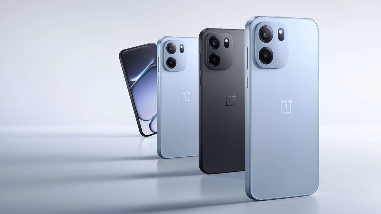 OnePlus Nord CE6 en trois coloris bleu et noir, vue dos