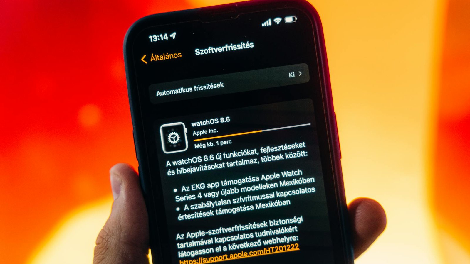Mise à jour iOS Apple sur iPhone, vérification d'âge intégrée