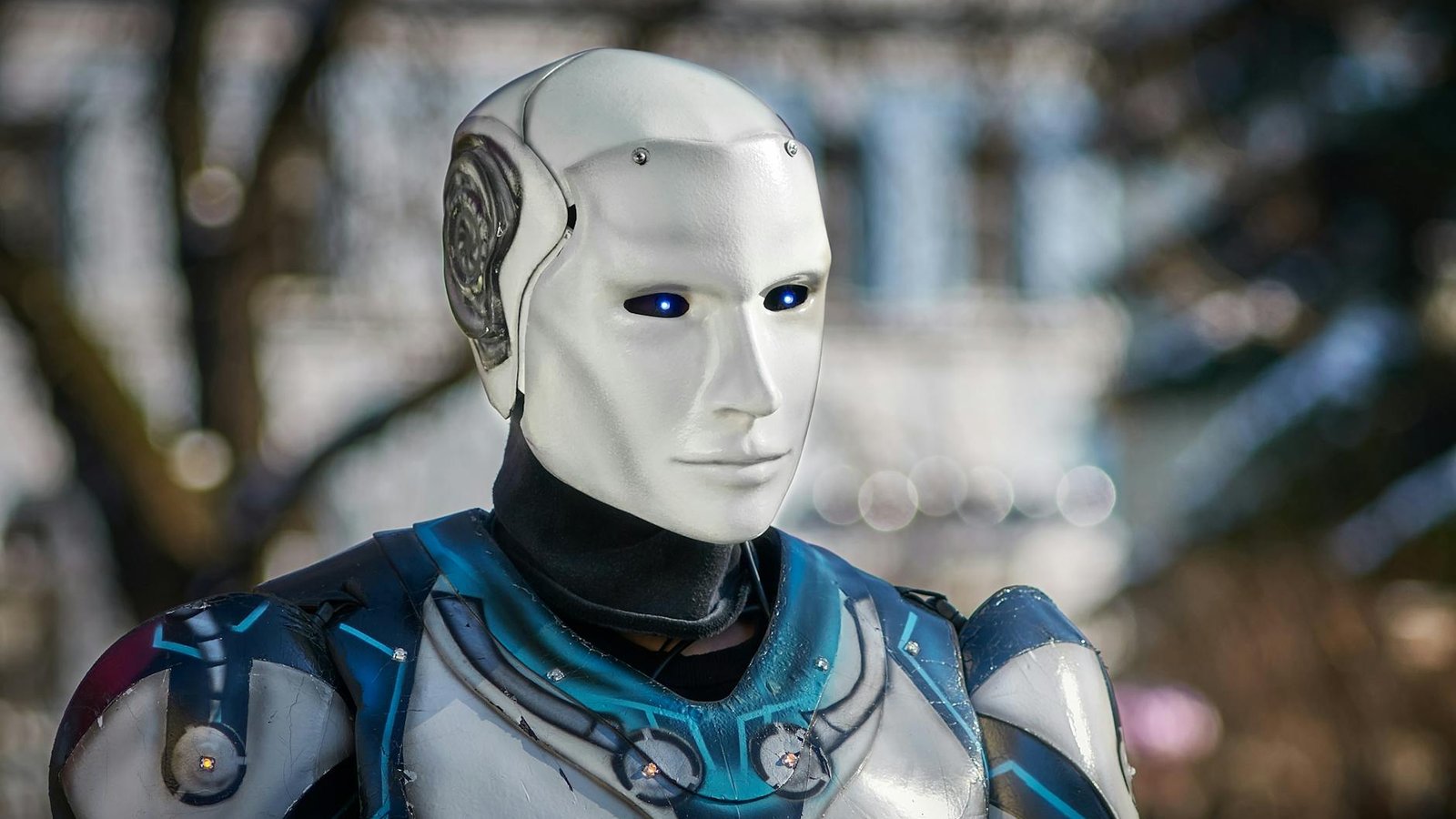 Robot humanoïde visage réaliste intelligence artificielle Meta