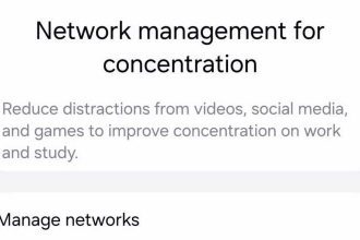 Samsung One UI 9 paramètre restriction réseau gestion concentration applications