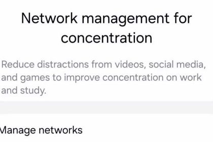 Samsung One UI 9 paramètre restriction réseau gestion concentration applications