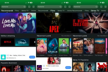 Scrap Vision application streaming illégale