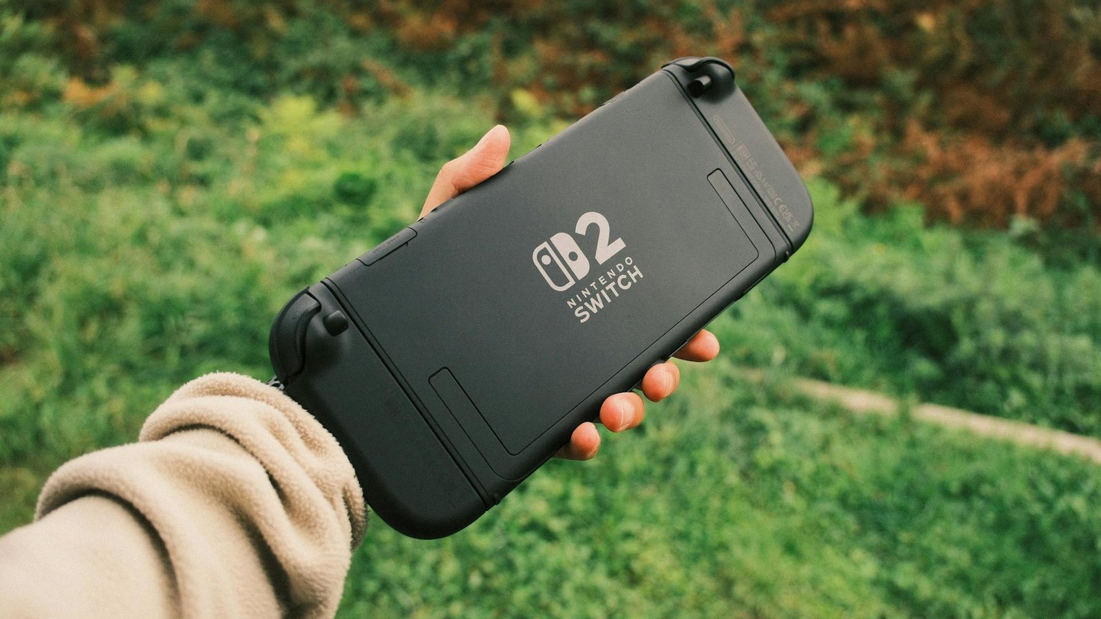Nintendo Switch 2 dos de la console avec logo officiel