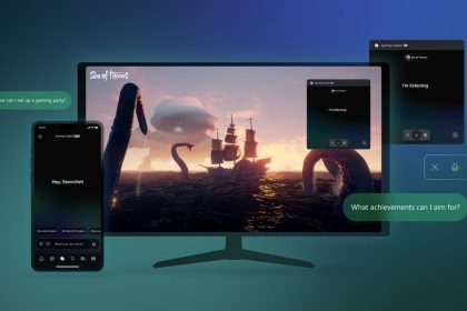 Xbox Copilot interface IA sur console et mobile avec Sea of Thieves